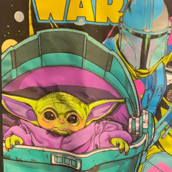 Star Wars Black Short Sleeve Tee with Graphic Design - Picture 3 of 4